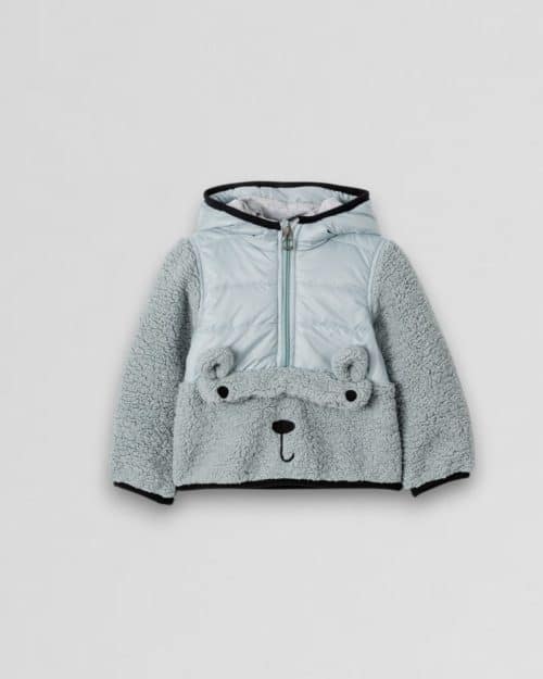 Plys bamse jakke - Billede 1