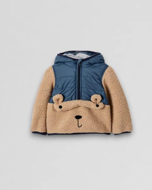 Plys bamse jakke - Billede 1
