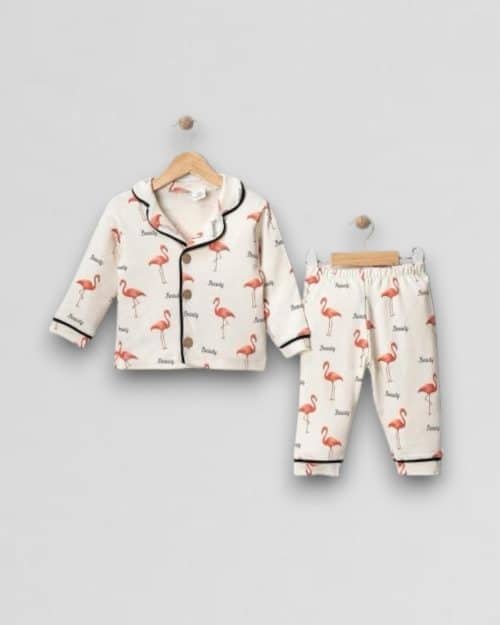 Flamingo pyjamas - Billede 1