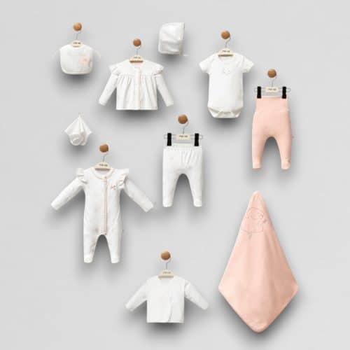 Nyfødt sæt til pige - 10 dele